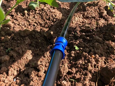 União de 16 mm com anilhas para tubo PELBD