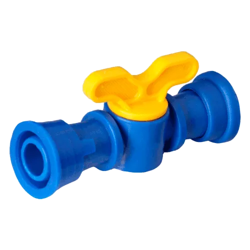 Registro de união de 16 mm para transição de tubos PELBD para mangueira gotejadora