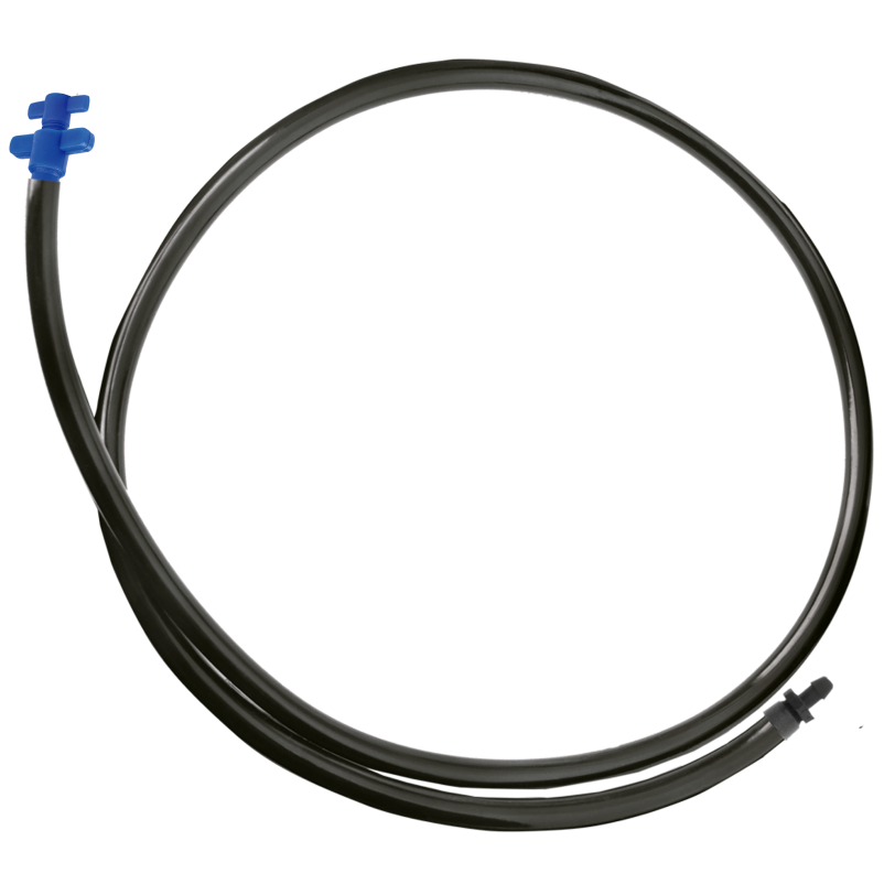 Gotejador Regulável GA-2 com anilhas + conector ad-1 + microtubo de PVC (50 cm)