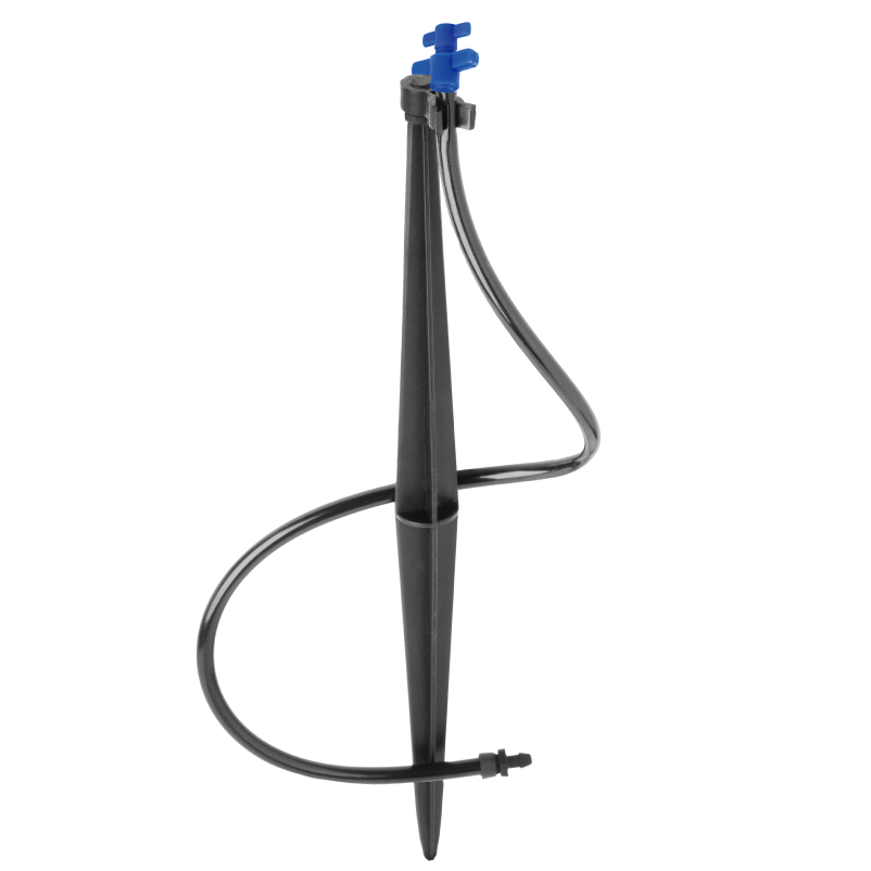 Gotejador Regulável GA-2 com haste + anilhas + conector AD-1 + microtubo de PVC
