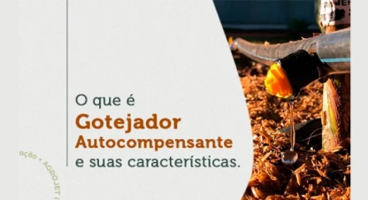 O que é Gotejador Autocompensante e suas características