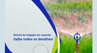Sistema de irrigação com aspersor – Saiba todos os detalhes!