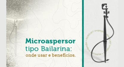 Microaspersor tipo Bailarina: onde usar e benefícios