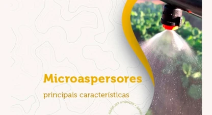 Principais características dos Microaspersores