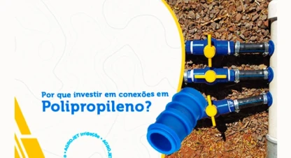 Por que investir em conexões em polipropileno?