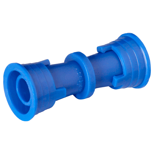 União de 16 mm com anilhas para tubo PELBD