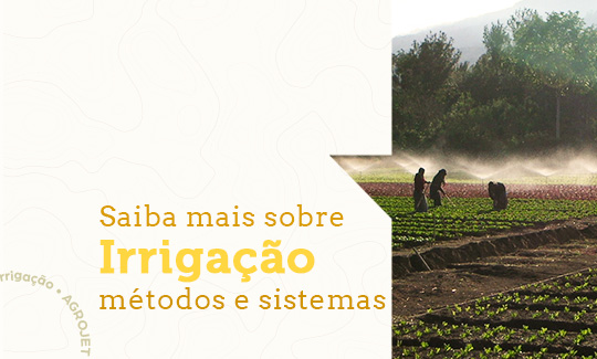 Saiba mais sobre a Irrigação, seus métodos e sistemas