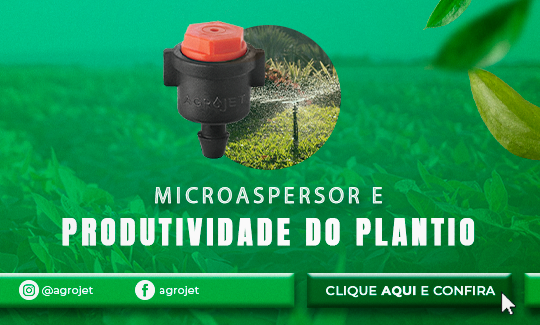 Microaspersor e produtividade do plantio